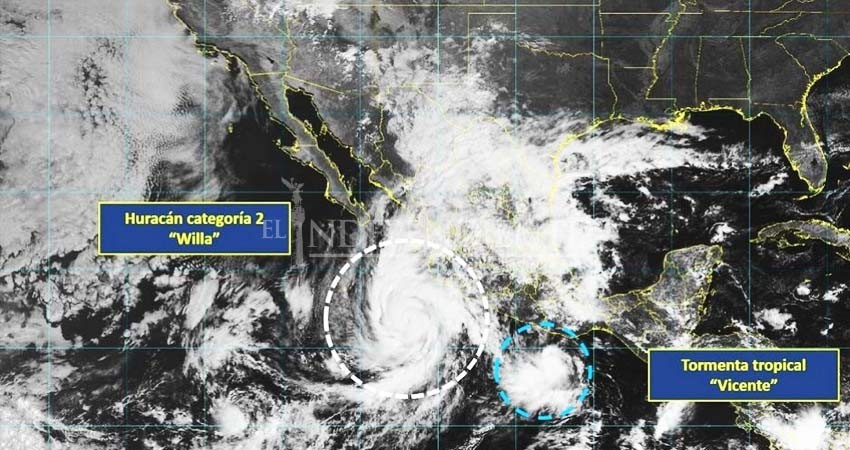 “Willa” evoluciona a huracán categoría 3