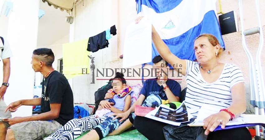 Nicaragüenses se unen a caravana migrante, huyen de su país por la represión