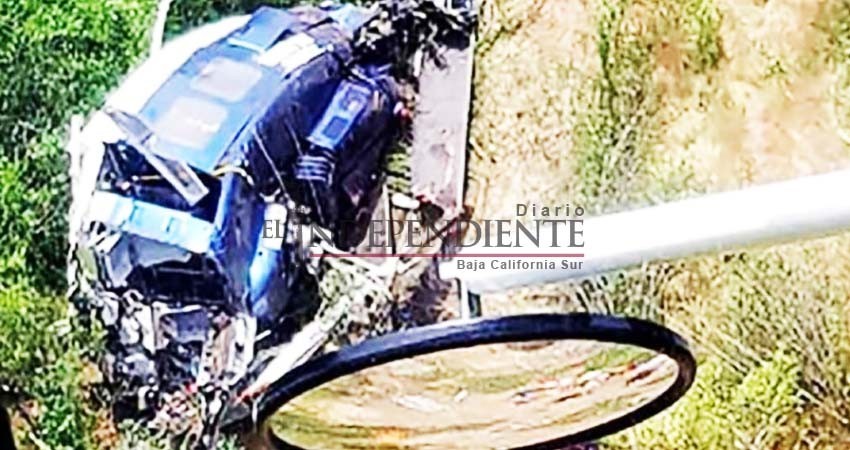 Dramático accidente en helicóptero deja dos heridos