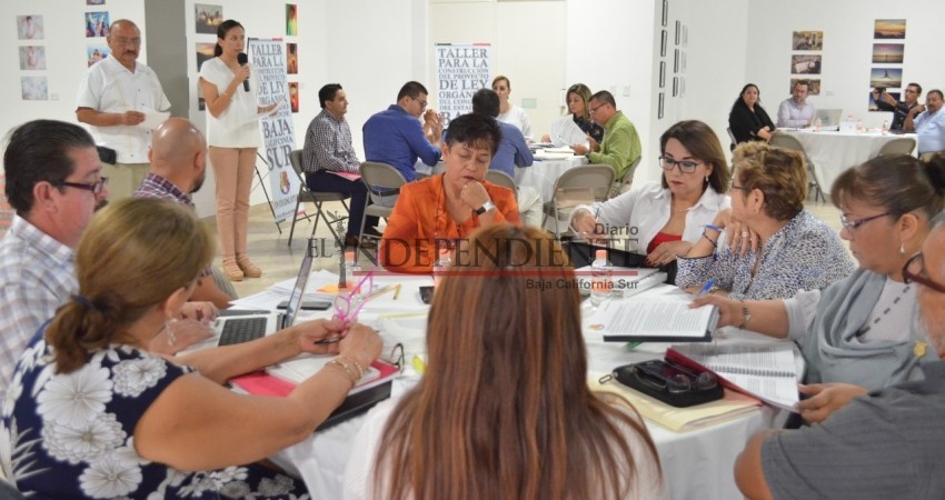 Inician trabajos para crear la Ley Orgánica del Congreso del Estado de BCS