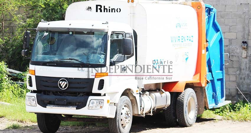 Se invertirán 1.4 mdp en rehabilitación de camiones recolectores en La Paz