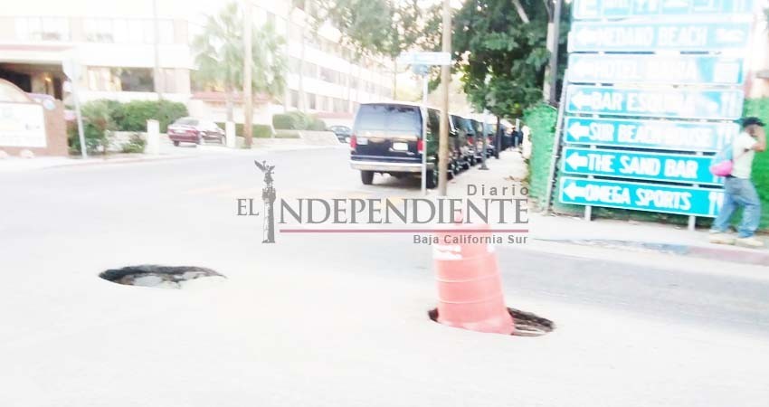 Soluciones a medias en registros y alcantarillas de zona turística: Empresarios de CSL