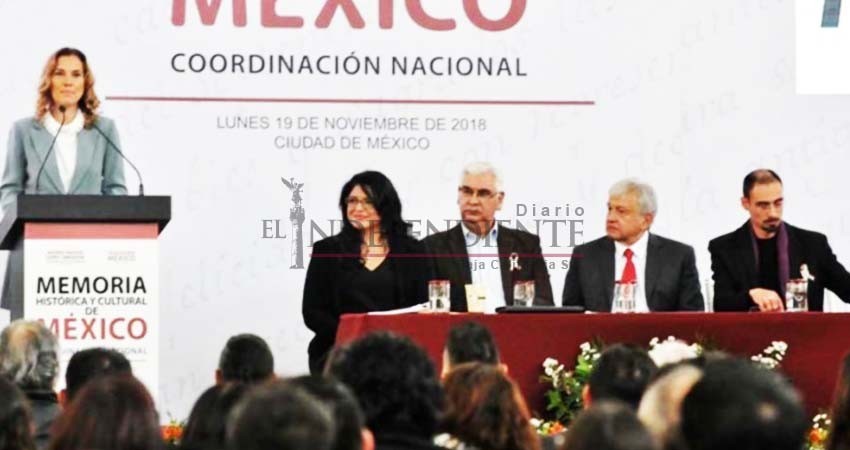 Encabezará Gutiérrez Müller consejo para salvaguardar historia del país