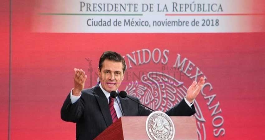 Misión cumplida: Peña Nieto a Estado Mayor Presidencial