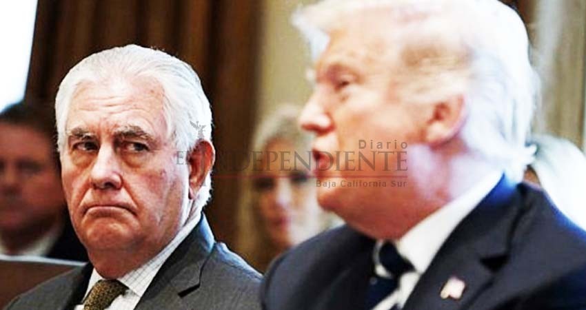 Trump dice que su exsecretario de Estado era 'tonto y flojo'