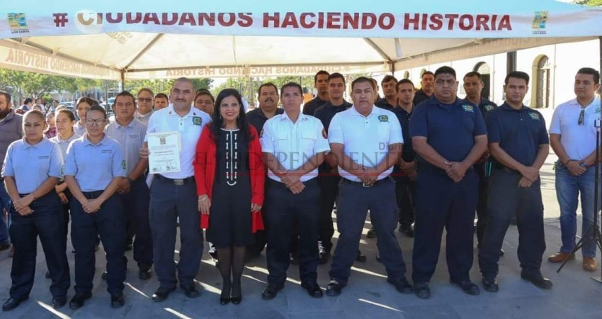 Nombran a nuevo comandante de bomberos de San José del Cabo
