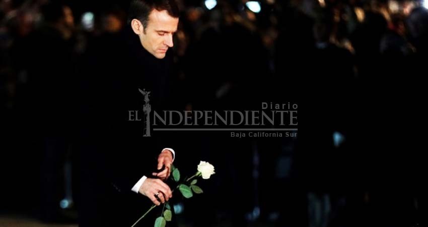 Macron rinde homenaje a víctimas en atentados de Estrasburgo