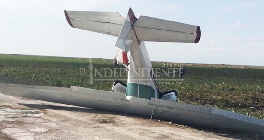 Dos personas se salvan de milagro tras una falla en su avión