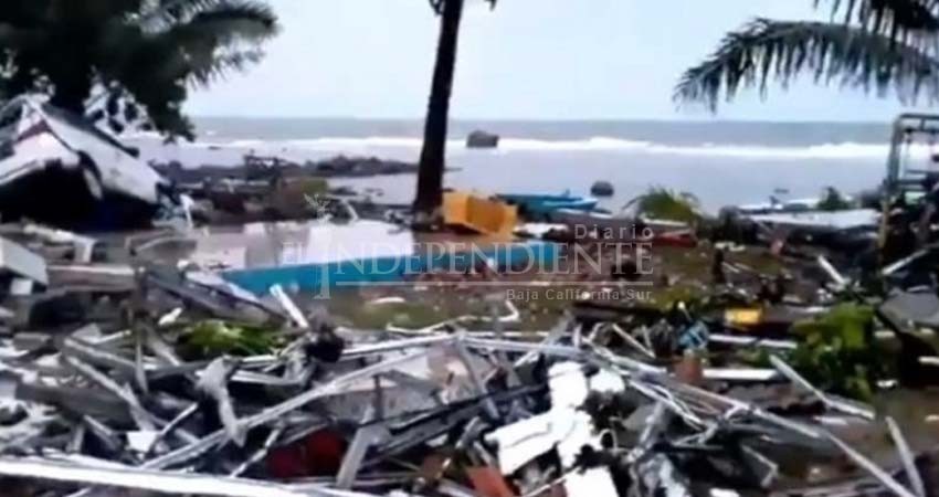 Erupción del Krakatoa provoca tsunami en Indonesia; reportan 43 muertos y 584 heridos