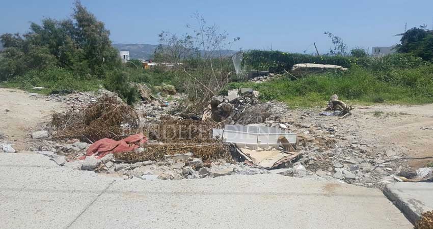 Piden solución inmediata a la proliferación de tiraderos clandestinos en CSL