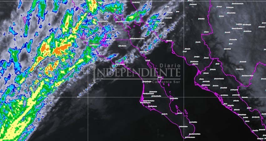 Pronostica SMN lluvias para BCS provocadas por el frente el frío 26
