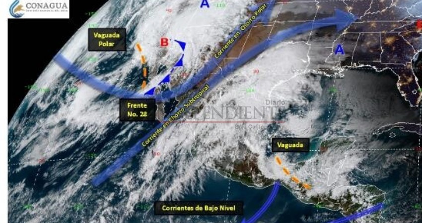 Se debilita Frente Frío 28, pero pronostican más lluvias para BCS