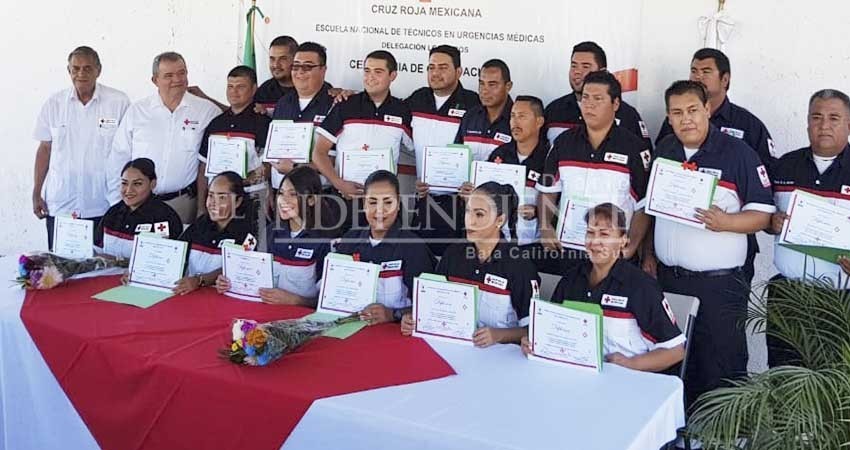 El próximo mes inicia operaciones la nueva escuela de paramédicos de Cruz Roja en CSL