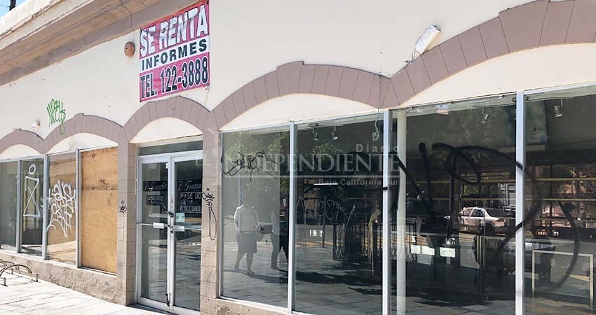 Altos costos en rentas provocaron cierre de negocios en el Centro de La Paz