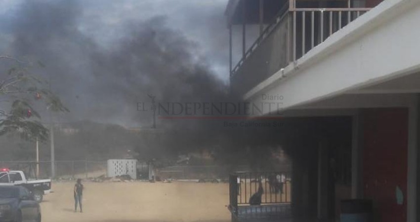 Se incendian instalaciones de la Técnica 18 de CSL