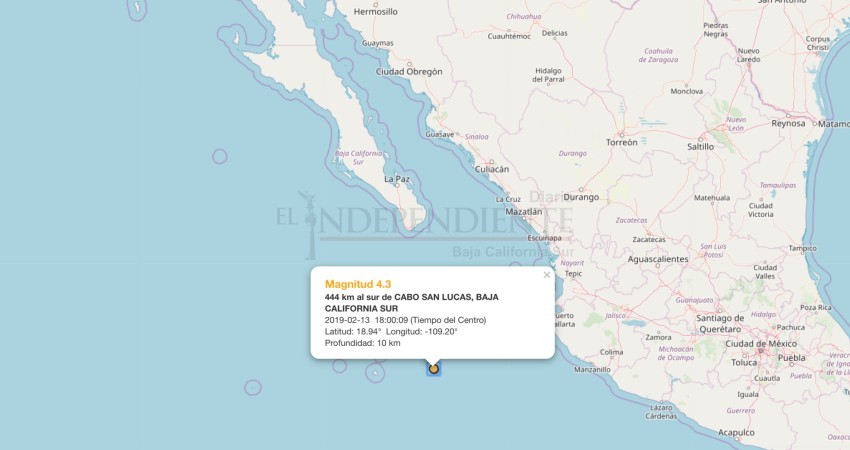 Tiembla en Los Cabos