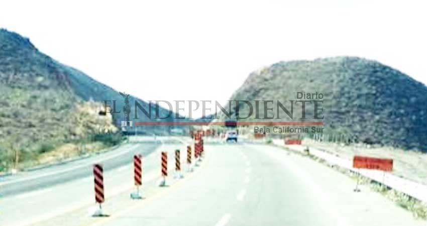 Mintió la SCT, sigue cerrado a la circulación el tramo carretero  La Paz- Cabo San Lucas