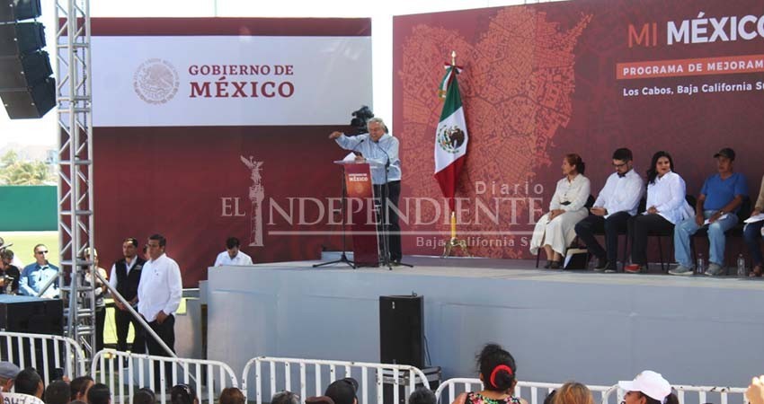 Gobiernos estatal y municipal se dicen satisfechos de los anuncios de AMLO en Los Cabos