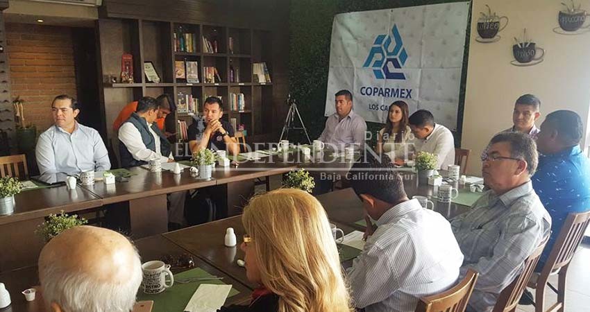 Coparmex apoyará al Estado para solicitar que BCS sea considerada zona fronteriza