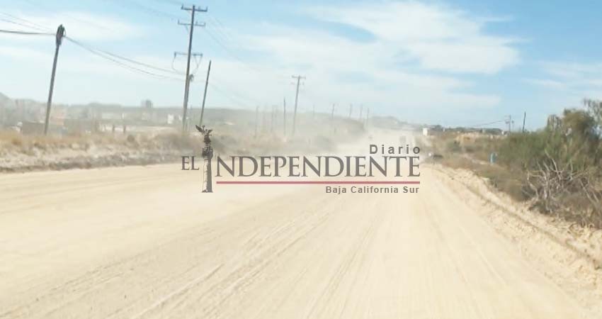 Piden que se retome la pavimentación de la avenida Tamaral de CSL