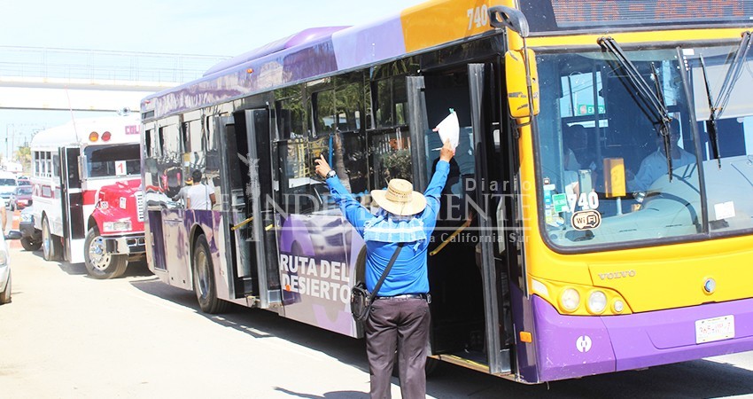 Recibirá Transito Municipal reportes sobre chóferes de transporte público que hagan uso del celular