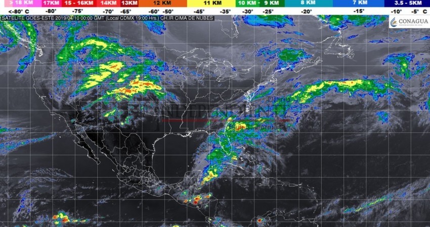 Para hoy, Frente Frío 50 recorrerá el noroeste y norte del país