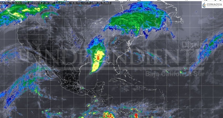 Frente Frío se aproximará este día a la frontera norte del país; viento se mantendrá en BCS