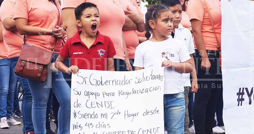 “No cierren nuestra escuelita”, pidieron niños del CENDI