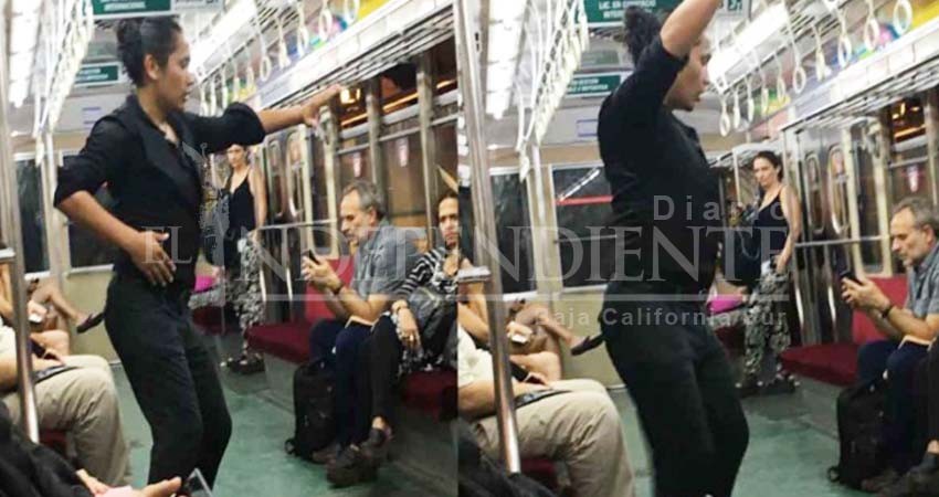 Bailarines de flamenco sorprenden en el Metro