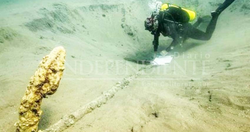 Encuentran posible ancla del barco de Hernán Cortes
