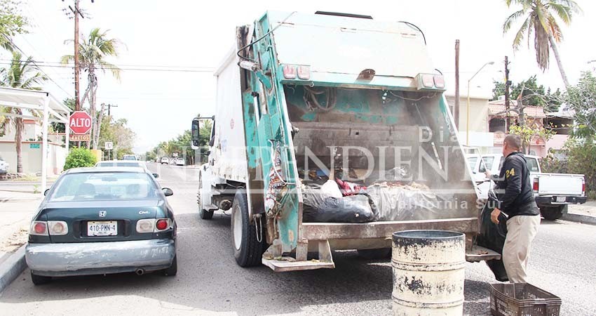 “Controlada” la recolección de basura en La Paz, asegura Servicios Públicos