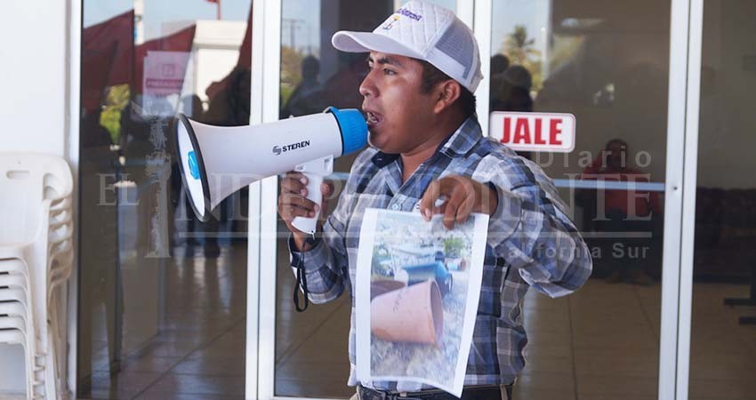 “¡No tenemos agua potable!” reclaman antorchistas de La Paz