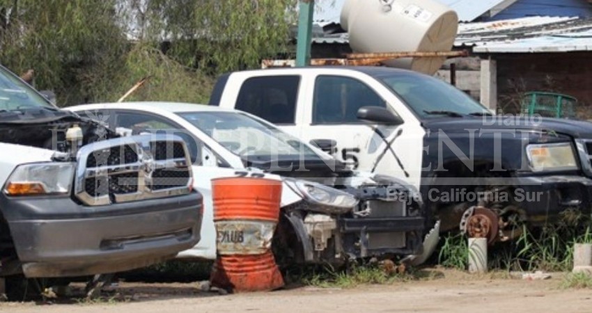 Por “chatarra inservible e inútil”, darán de baja 302 vehículos oficiales de Los Cabos