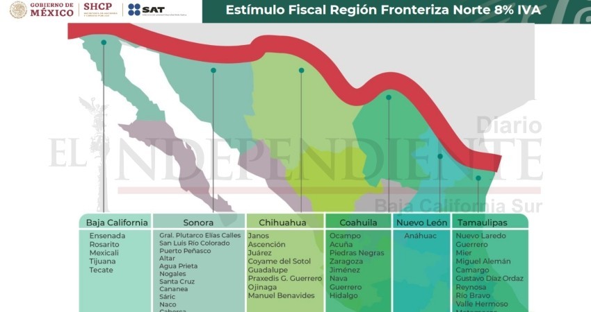 BCS sí será contemplada como zona fronteriza, asegura Senador de Morena