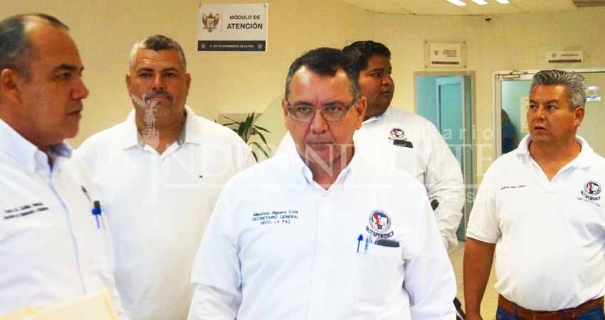Paro parcial en el Ayuntamiento de La Paz por 2do día consecutivo