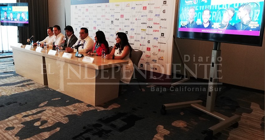 Listo el Abierto de Tenis Los Cabos 2019; Donarán cancha pública a Unidad Deportiva