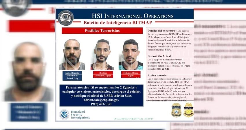 Alertan sobre posible presencia de terroristas de ISIS en México