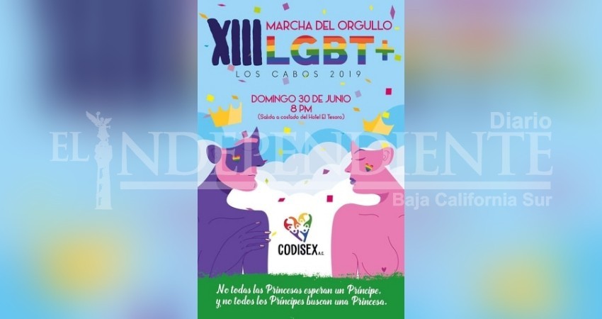 XIII Marcha del Orgullo LGBT+ expondrá situaciones que viven en Los Cabos