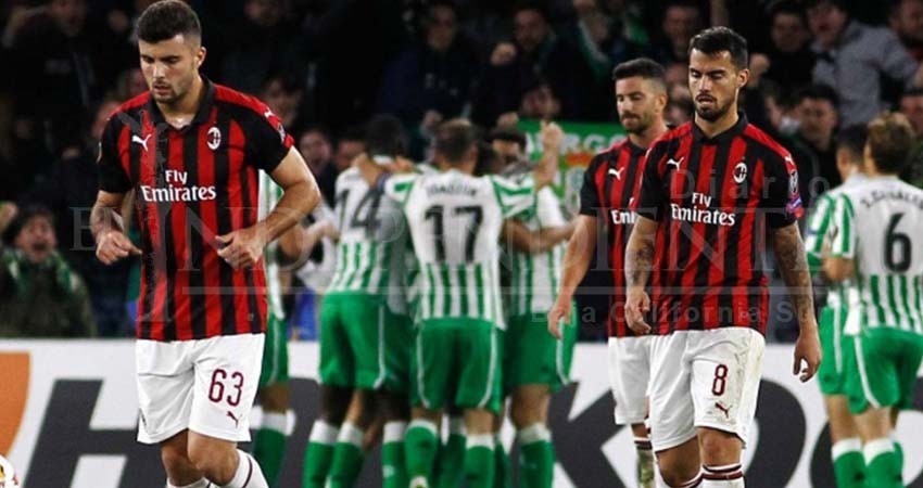 El Milán es excluido de la Liga Europa