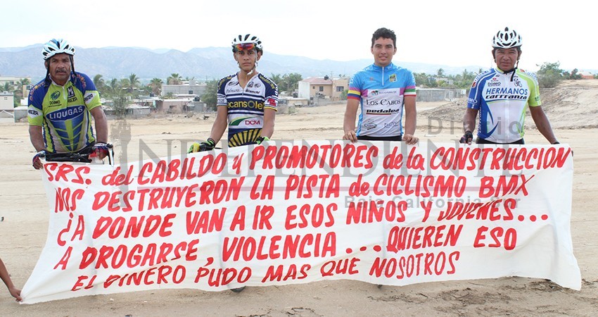 Fundación “Pedalea Los Cabos” pide a la alcaldesa recuperar espacio deportivo