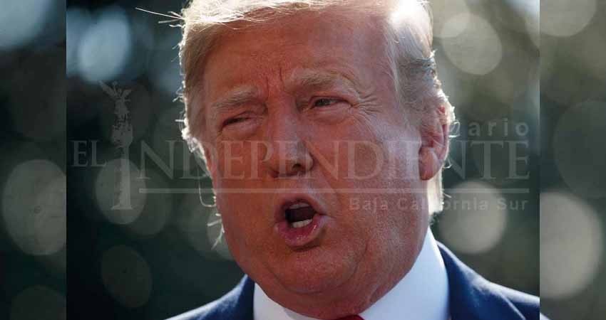 Ataca Trump a China antes de negociaciones comerciales