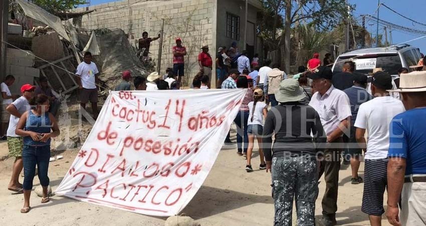 Tensión en invasión “Cactus” de CSL por desalojo de terrenos