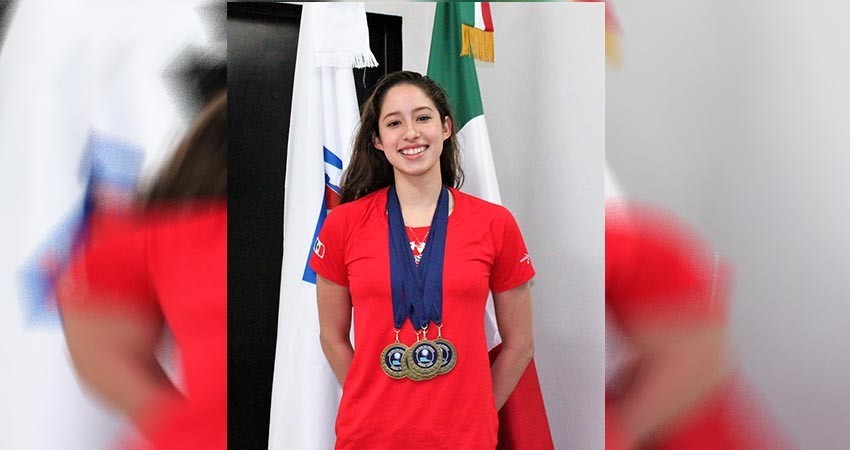 Define la Sudcaliforniana Daniela Estrada futuro en la natación artística