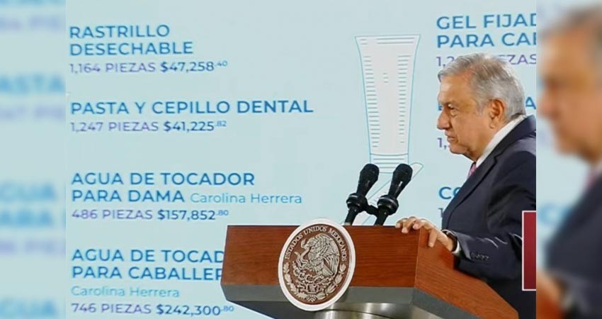 Ventanean gastos pasados de $205 mil en papel higiénico, rastrillos $47 mil