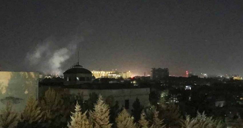 Cohete explota en embajada estadunidense de Afganistán