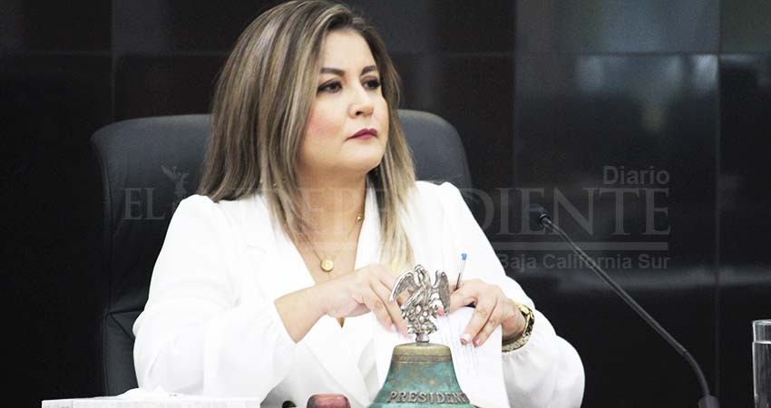 Se pierde mucho tiempo en "dimes y diretes" en el Congreso BCS: Presidenta