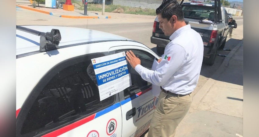 Inmoviliza SSPE bienes de empresa de seguridad privada “Tecnoalarm” de La Paz