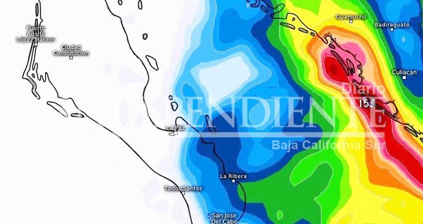Los Cabos en alerta azul por “Narda”
