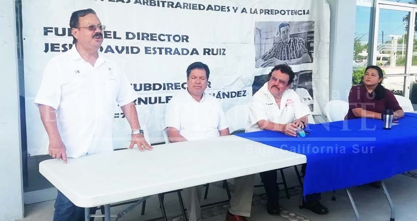 Trabajadores impiden acceso de directivos al Tecnológico de La Paz