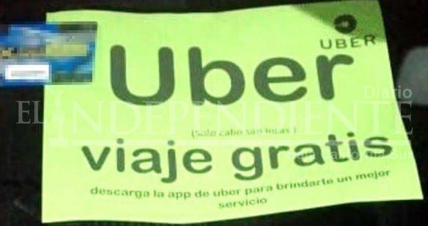 Viajes gratis de Uber en Los Cabos